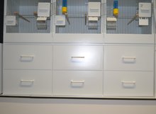 Kunststof onderbouw met lades