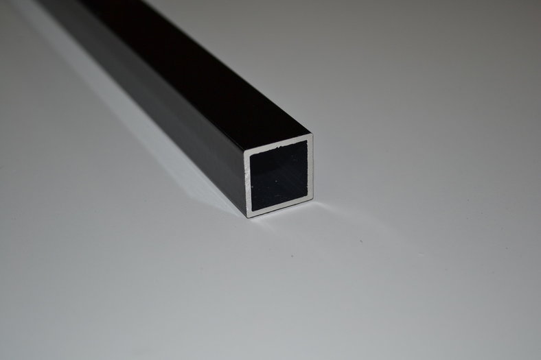 geschiedenis Inspireren Beoefend AL 3801 Aluminium zwart 20x20x1.5mm - hemelvoliereshop