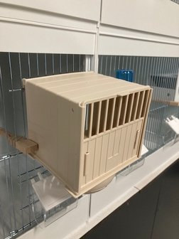 voorhangnest met vast nestje
