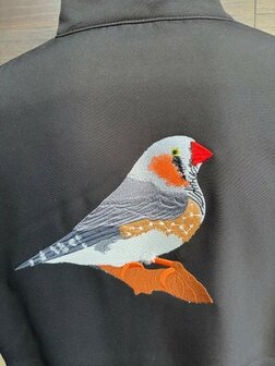 Softshell  bodywarmer met zebravink