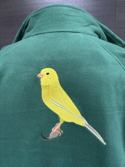 Fleecevest met kanarie (nr. 1)