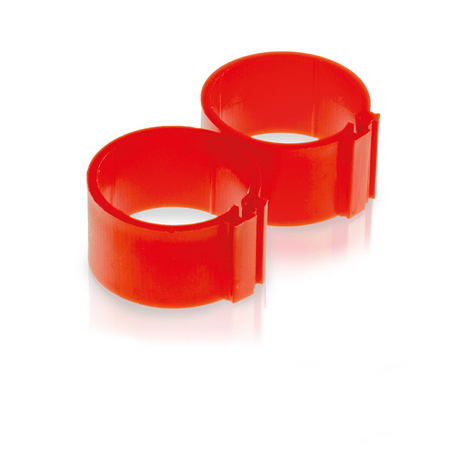 pluimvee ring 6mm rood