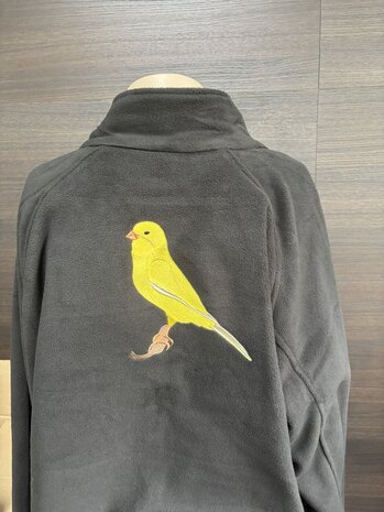 Fleecevest met kanarie (nr. 1)