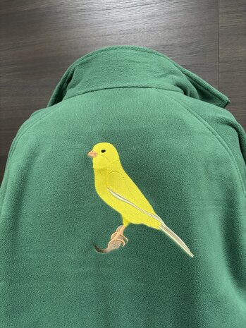 Fleecevest met kanarie (nr. 1)