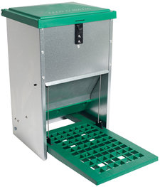 Automatische voerbak geschikt voor 8 kilo Automatische voerbak geschikt voor 8 kilo