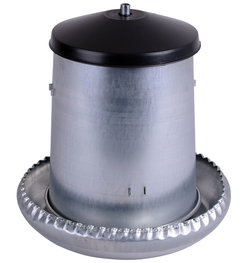 Voerhopper met verzinkt deksel - 5 kilo Voerhopper met verzinkt deksel - 5 kilo