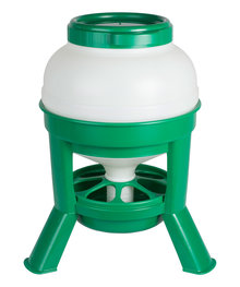 Hopper feeder plastic groen 20 liter Hopper feeder plastic groen 20 liter
