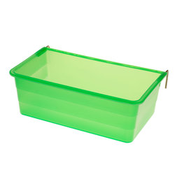 Drink - voerbak groen met haken - 1400 ml Drink - voerbak groen met haken - 1400 ml