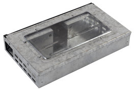 Muizenvanger verzinkt met venster, multivangsysteem