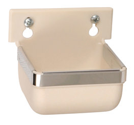 Voer of drinkbakje wit 300 ml Voer of drinkbakje wit 300 ml