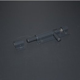 Aluminium grendel antraciet gecoat