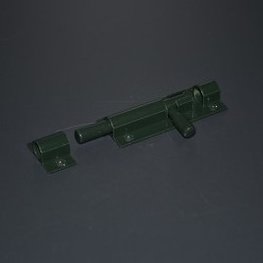 Aluminium grendel groen gecoat