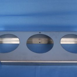 3 gaats draaiplateau rvs